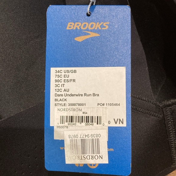 Brooks Dare Underwire Running Sports Bra  NWT - Picture 6 of 6
